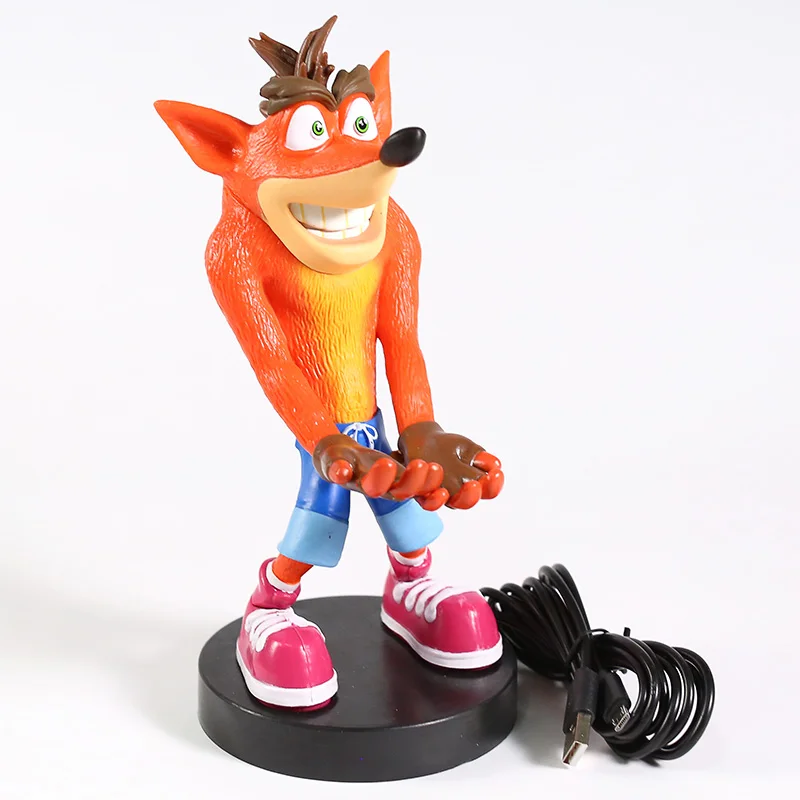 Crash Bandicoot Phone & Controller Holder Model PVC Figure Collectible Figurals Toy Gift