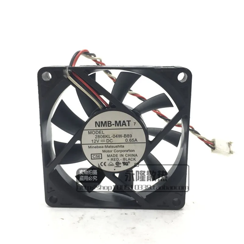 

Original 2806KL-04W-B89 12V 0.65A 7CM 70 * 70 * 15MM 3-wire chassis CPU Cooling fan