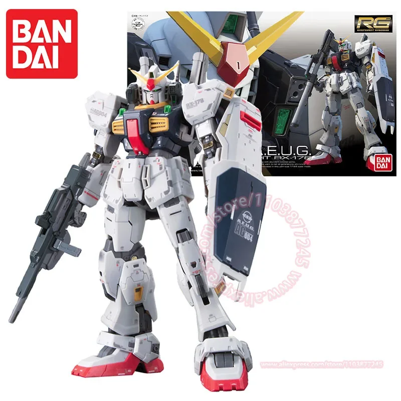 BANDAI GUNDAM MK-II A.E.U.G PROTOTYPE MOBILE SUIT RX-178 RG 08 1/144 Desktop Ornament Trendy Figure Assembly Action Figures