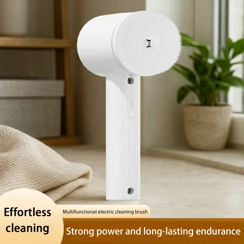 Rechargeable Electric Cleaning Brush Handheld Powerful Auto Scrubber for Kitchen Bathroom Waterproof Essential Kitchen Appliance