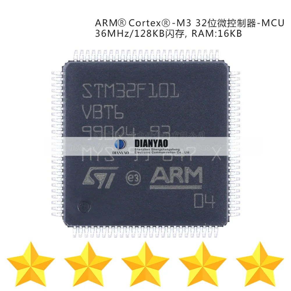 

STM32F101VBT6 QFP100 STM32F103V8T6 STM32F103VBT6 STM32F103VCT6 STM32F103VDT6 STM32F103VET6 STM32F103VFT6