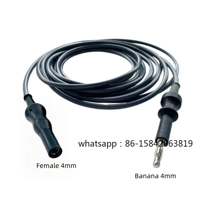 

Olympus A0357 Compatible Monopolar HF Cable ESU High Frequency Cord for Laparoscope Endoscope Unit 4mm Connector