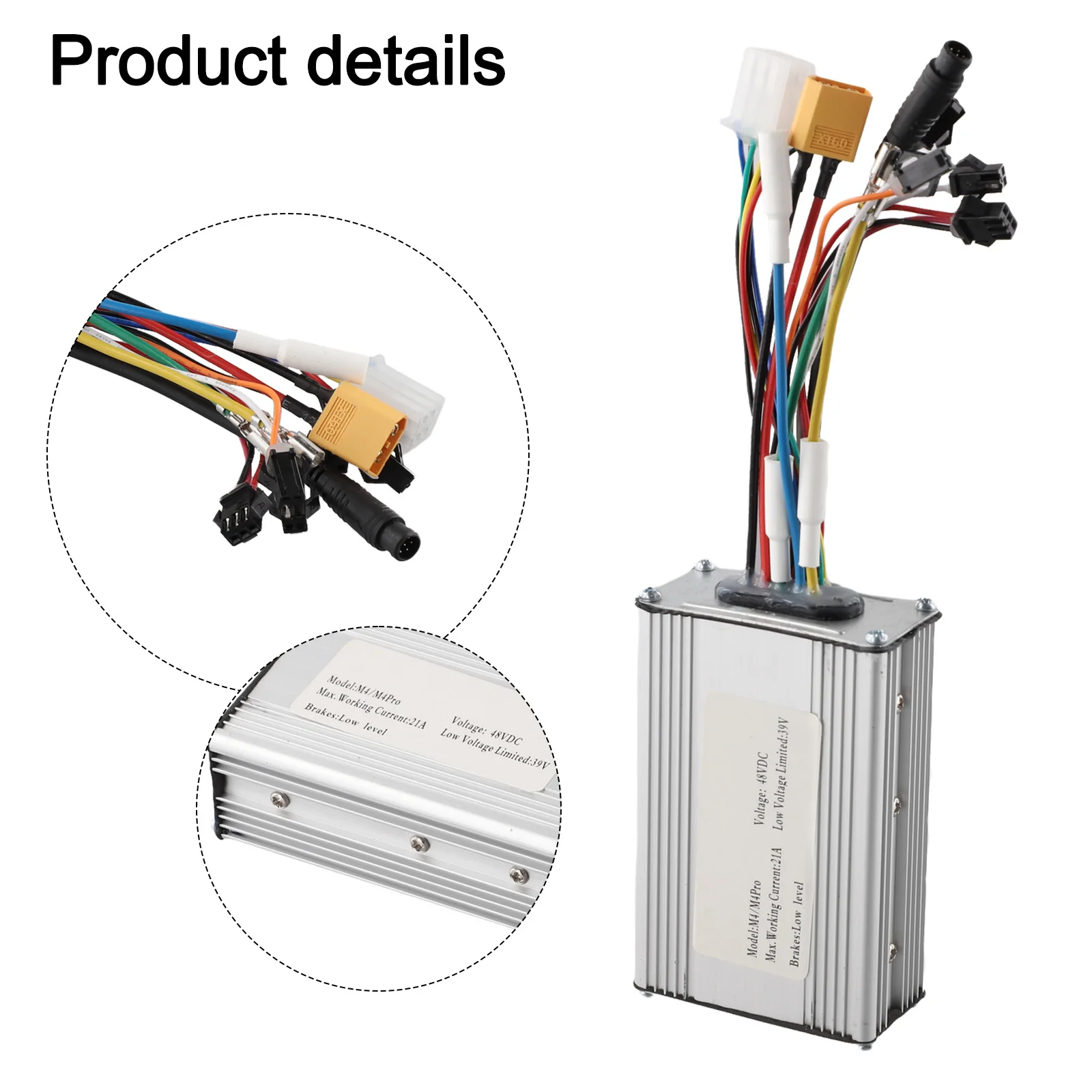 

For 48VDC Systems For Kukirin 48V Controller 48VDC Controller For Skateboards For Electric Scooters High-quality Materials