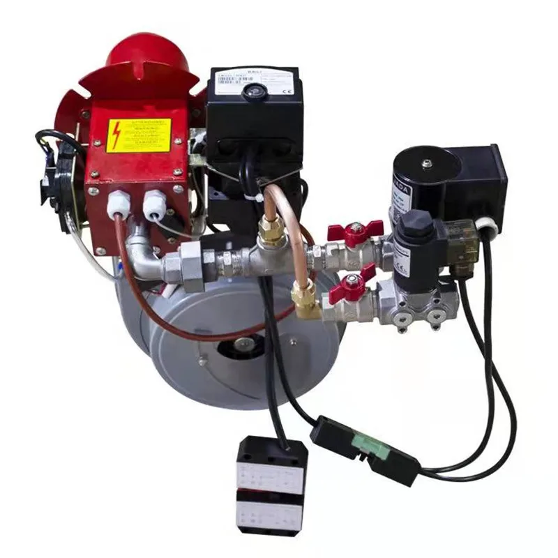 

Small Lpg / Ng Gas Flame Burner Industrial Propane Oven Burner Natural Gas Boiler Heater 11-55kw With Solenoid Valve