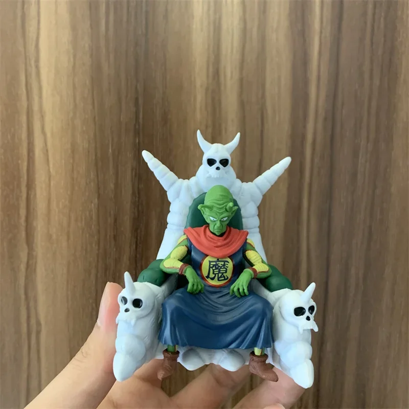 Figura de acción de Dragon Ball Z, modelo de juguete de PVC de primera generación, DBZ, Piccolo VS Goku, Vegeta, 10cm