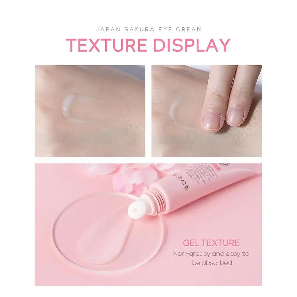 Sakura krim tidur wajah, memperbaiki malam di bawah mata bergizi pelembab pencerah mata B6h8