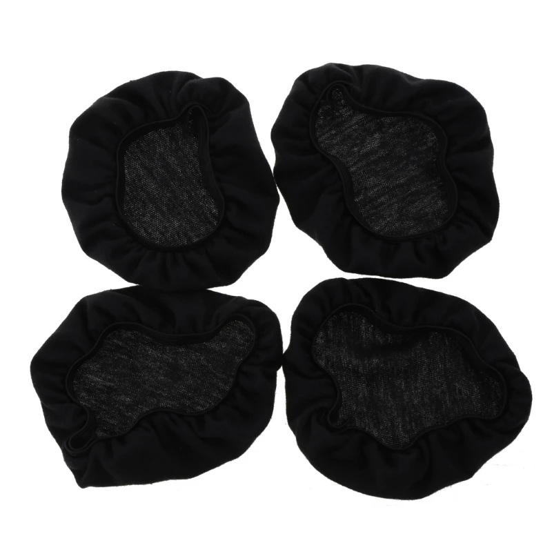 4PCS Stretchable Elastic Headphone Cover Earcup Earpad Universal Headset Hygiene Dustproof Protective Cover for Headphones E65C