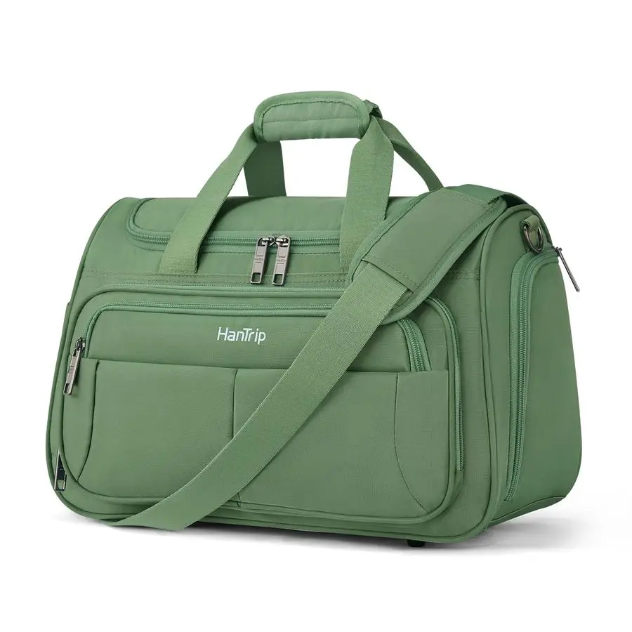 

on Duffel Bag Foldable Duffle Bags for Travel, Under Seat Personal Item Bags for Airplanes, Weekender Overnight Mens Travel Tote