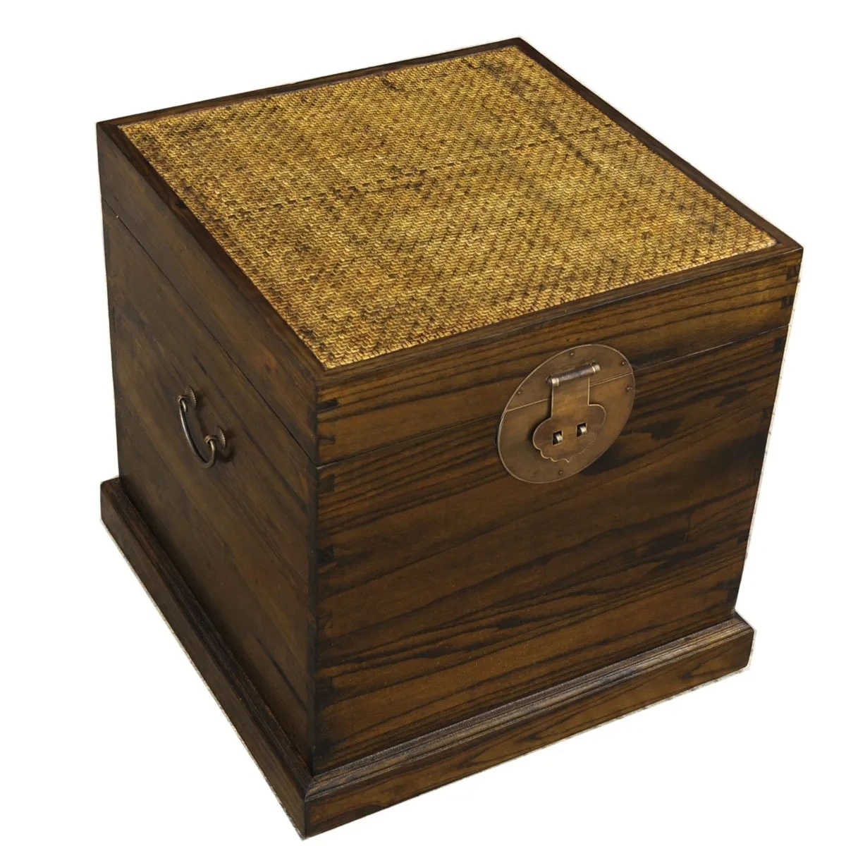 

New Chinese side storage retro antique solid elm storage cabinet