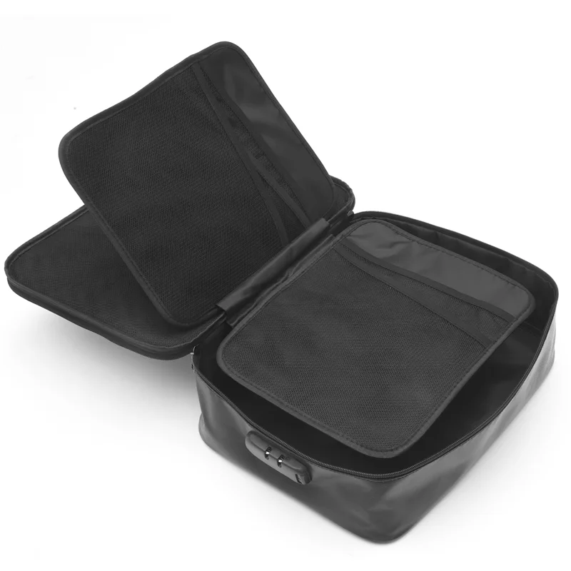 ABWR-حقيبة مستندات مقاومة للحريق مع قفل للمنزل والمكتب والسفر صندوق أمان مقاوم للحريق ومقاوم للماء ومقبض محمول لتخزين الملفات