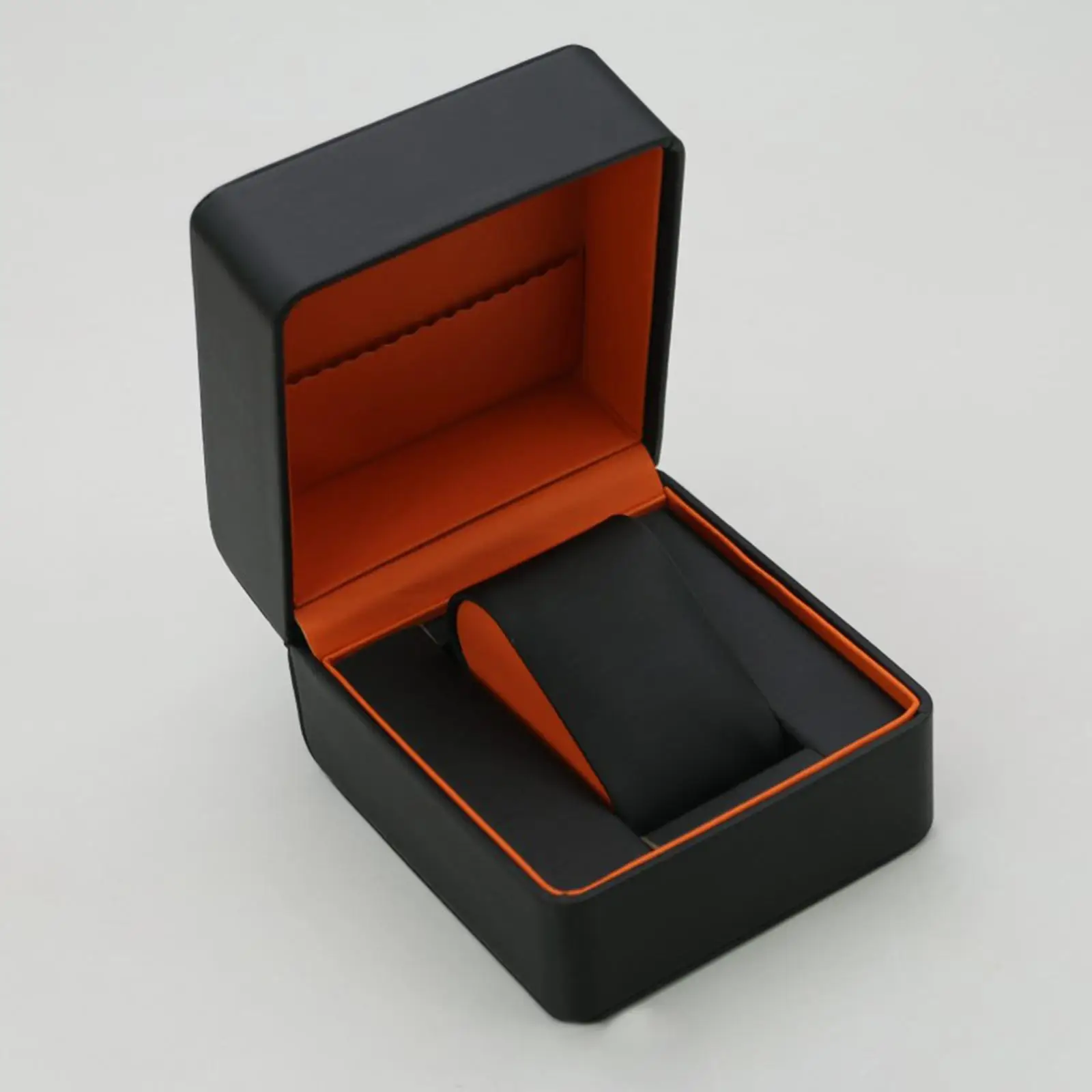 Single Watch Storage Box Watch Gift Box Earring Container Modern Multipurpose for Men Women PU Leather Jewelry Box Watch Case