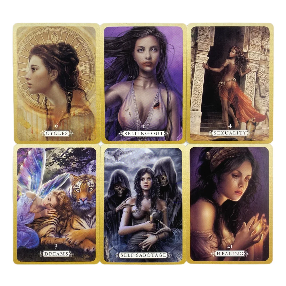 Heal Yourself Reading Oracle Cards A 36 English Divination Edition Deck Borad Games