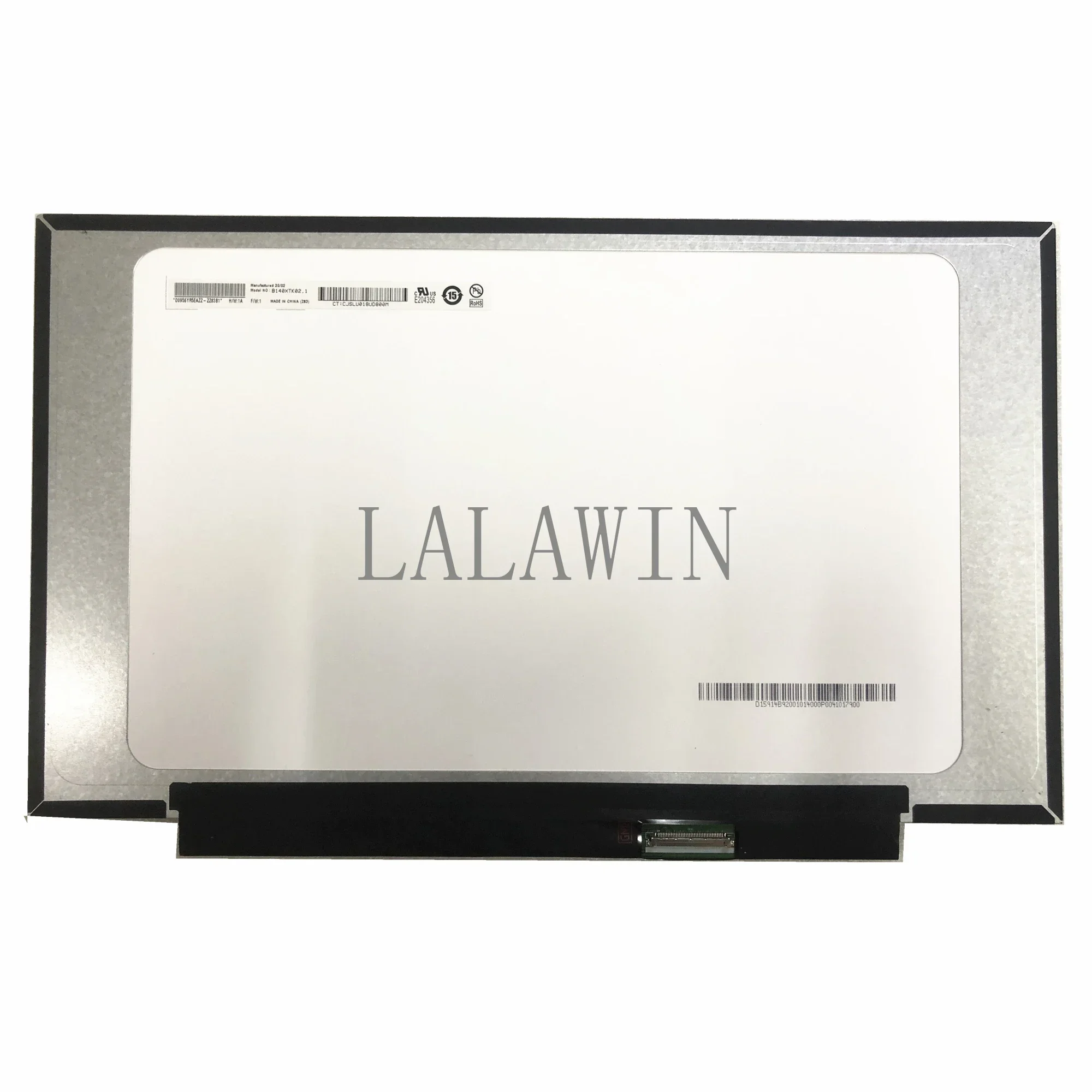 

B140XTK02.1 B140XTK02.0 14.0" WXGA LCD Touch Screen LED Display Matrix 1366*768