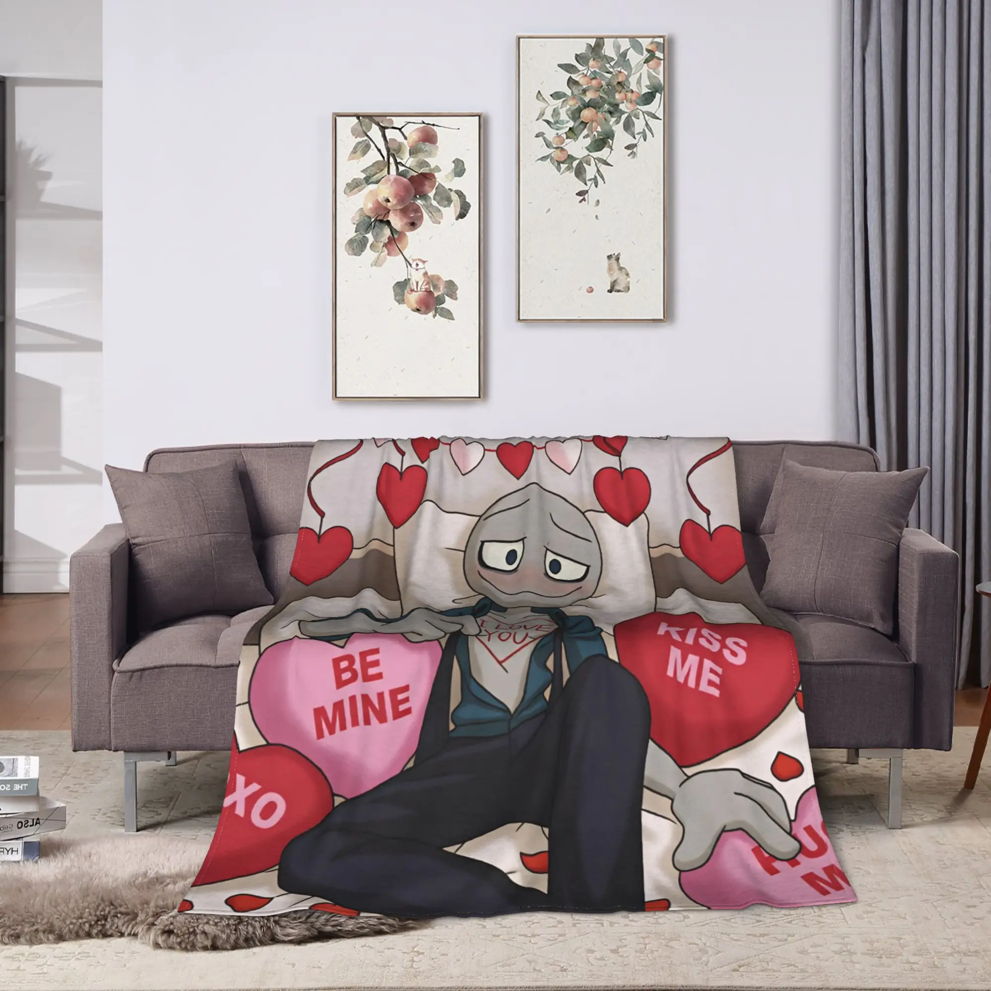 Peter Game Y-Your B-Boyfriend Soft Blanket  Picnic Plush Throw Blanket Funny Outdoor Flannel Bedspread Sofa Bed Cover