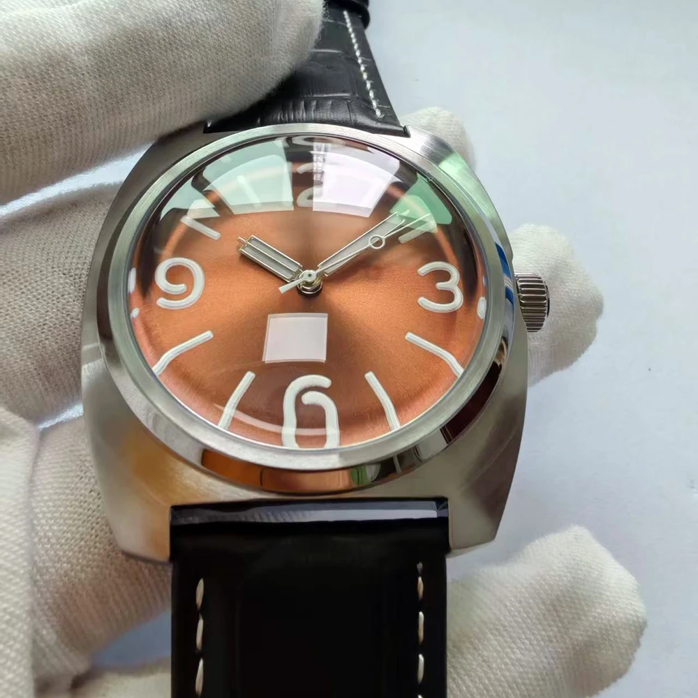 Vintage Mechanische Armbanduhr Automatikuhren Herren Große Uhr Männliche Zeitmesser Retro Markendesign Luxusuhren – Detail 4