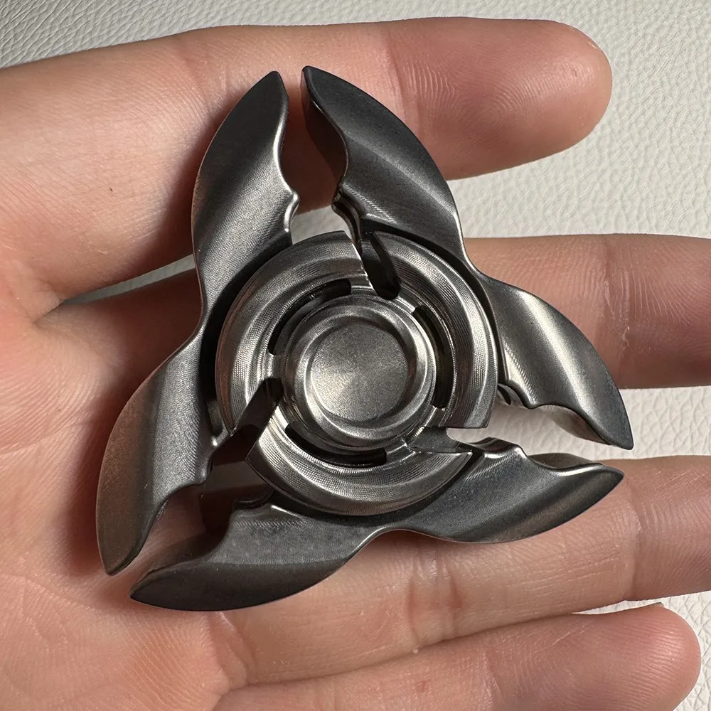 FatboyEDC serpent ailé Fidget Spinner soulagement du Stress jouet Fidget jouets pour adultes tempête titane trois lames Fidget Spinner