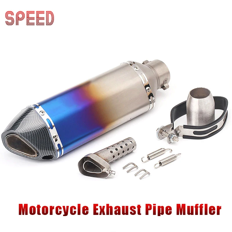 Motorcycle Exhaust Pipe Muffler Pitbike DB Killer for X-adv Cbr PCX 150 125 CB300 Mt09 G310r Sv 650 Xmax 250 Xmax300 Escape Moto