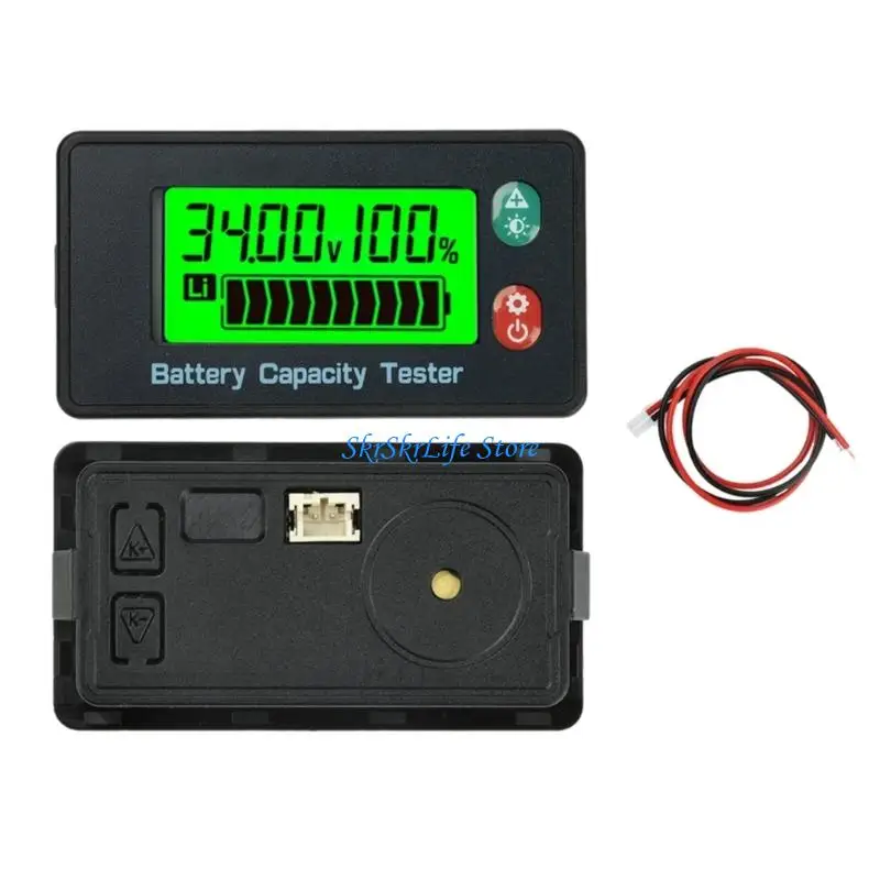 E65E 8V-120V Intelligent Battery Capacity LCD Digital Electricity Meter