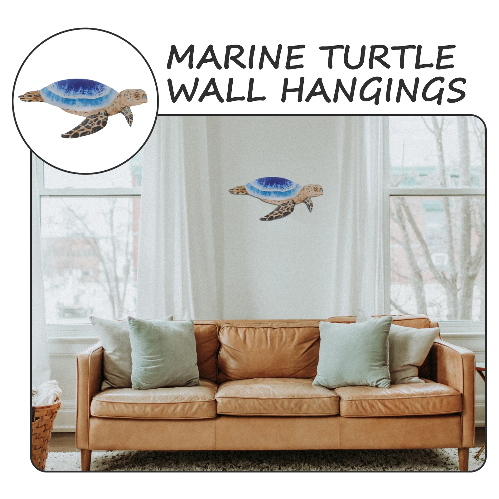 

Sturdy Iron Turtle Decor Metal Wall Art Farmhouse Style Outdoor Garden Decoration Cute Turtle Wall Hanging For Patio Vibrant