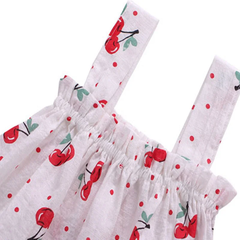 2Pcs/Set Summer Thin Newborn Baby Clothes For Girls Set Print Mini Dress And PP Shorts Infant Baby Clothing Outfit 6-24Months