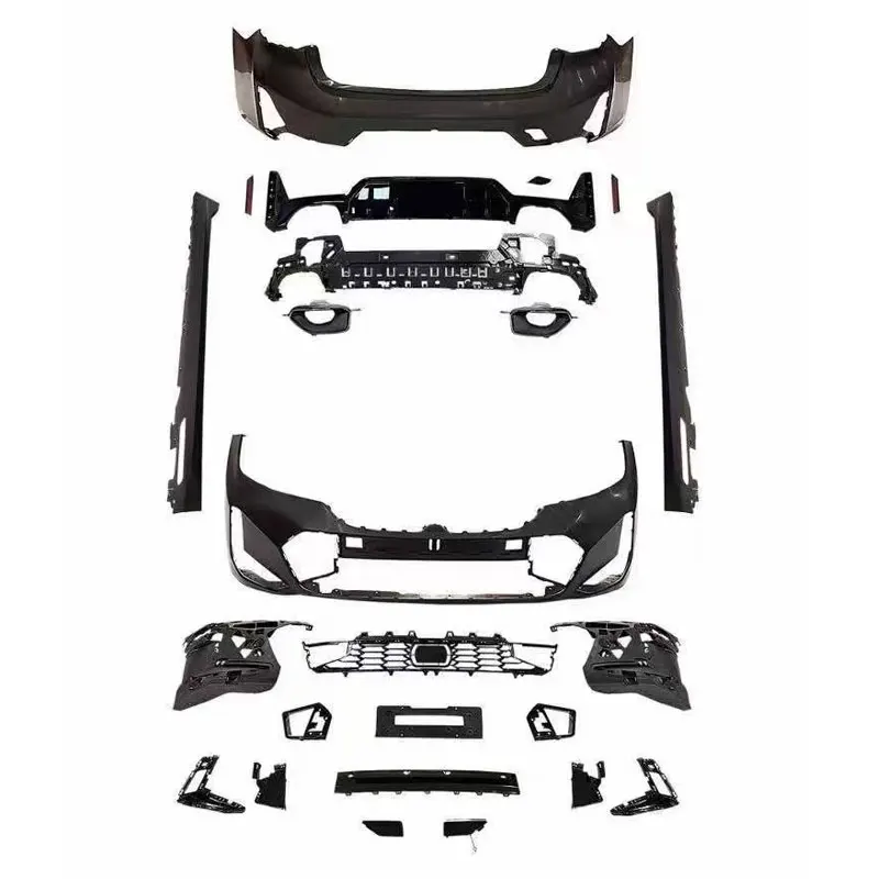 G20 LCI MT Bodykit for 3 Series G20 Upgrade MT Car Front Bumper Rear Bumper Side Skirt Diffuser Exhaust Pipe 2023-2024 3