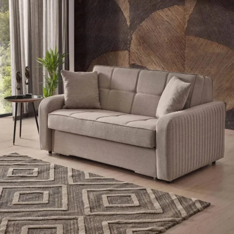 Living Room Sofa Bed Folding Modern Sofa Bed with Storage Color Cleanable Fabric
