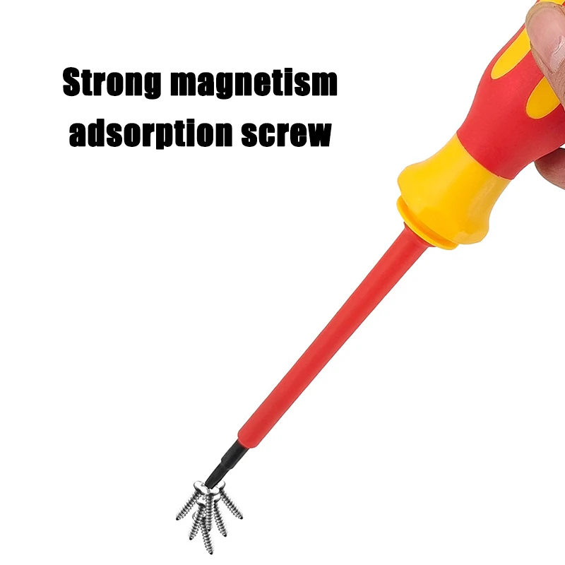 10PCS Magnetic Screwdriver High Hardness Detachable Plum Blossom Screwdriver Electrician Professional Set