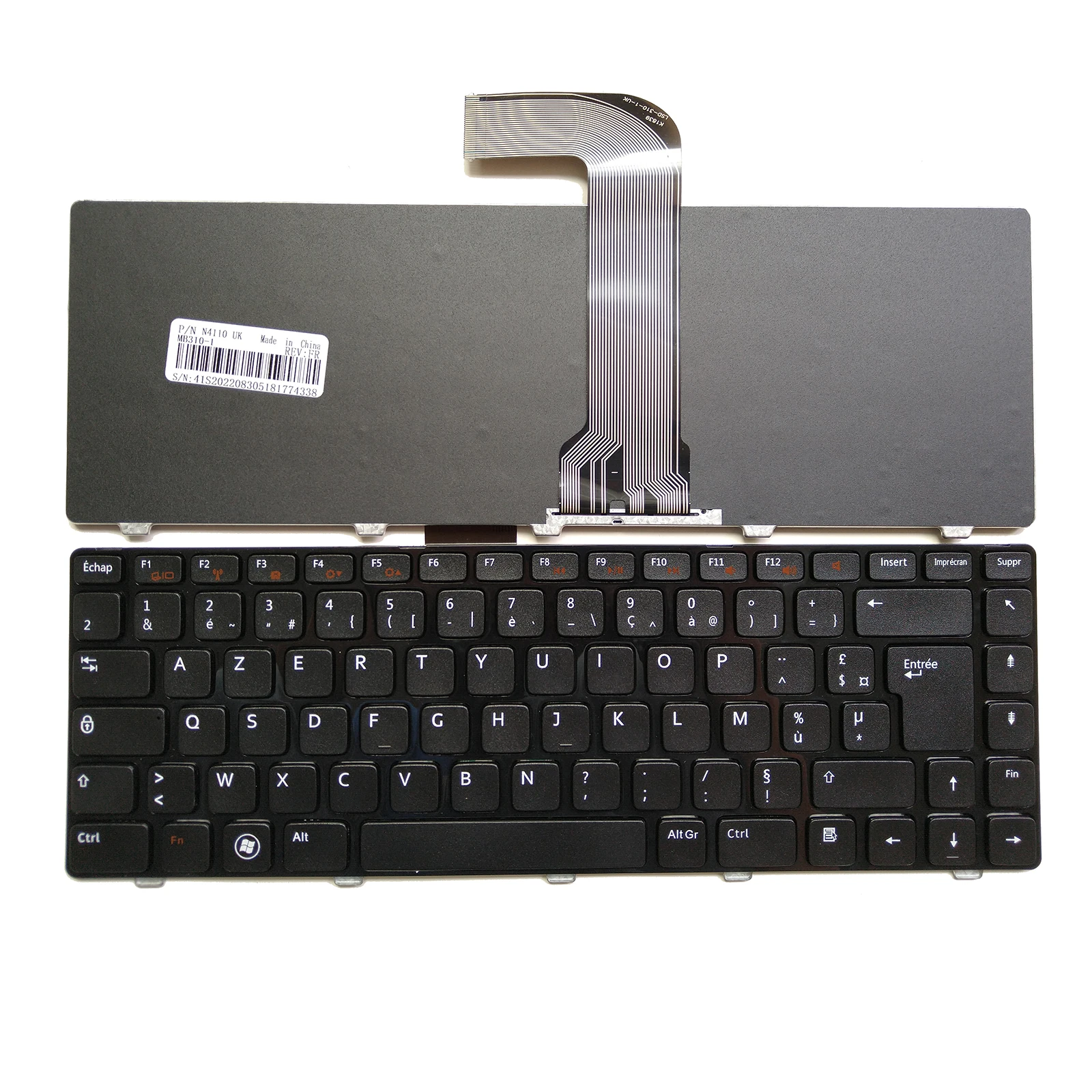 French Azerty Laptop Keyboard for DELL Inspiron 5420 7420 5520 7520 5525 L502X N4110 N4120 M4110 M421R M521R M5040 M5050 N5040