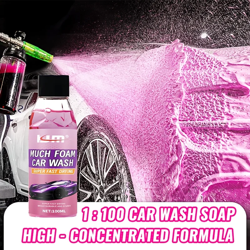 Pink Foaming Extreme Bodywash & Wax Foaming Car Wash Soap, (Works with Foam Cannons/Guns or Bucket Washes) For Cars, Trucks