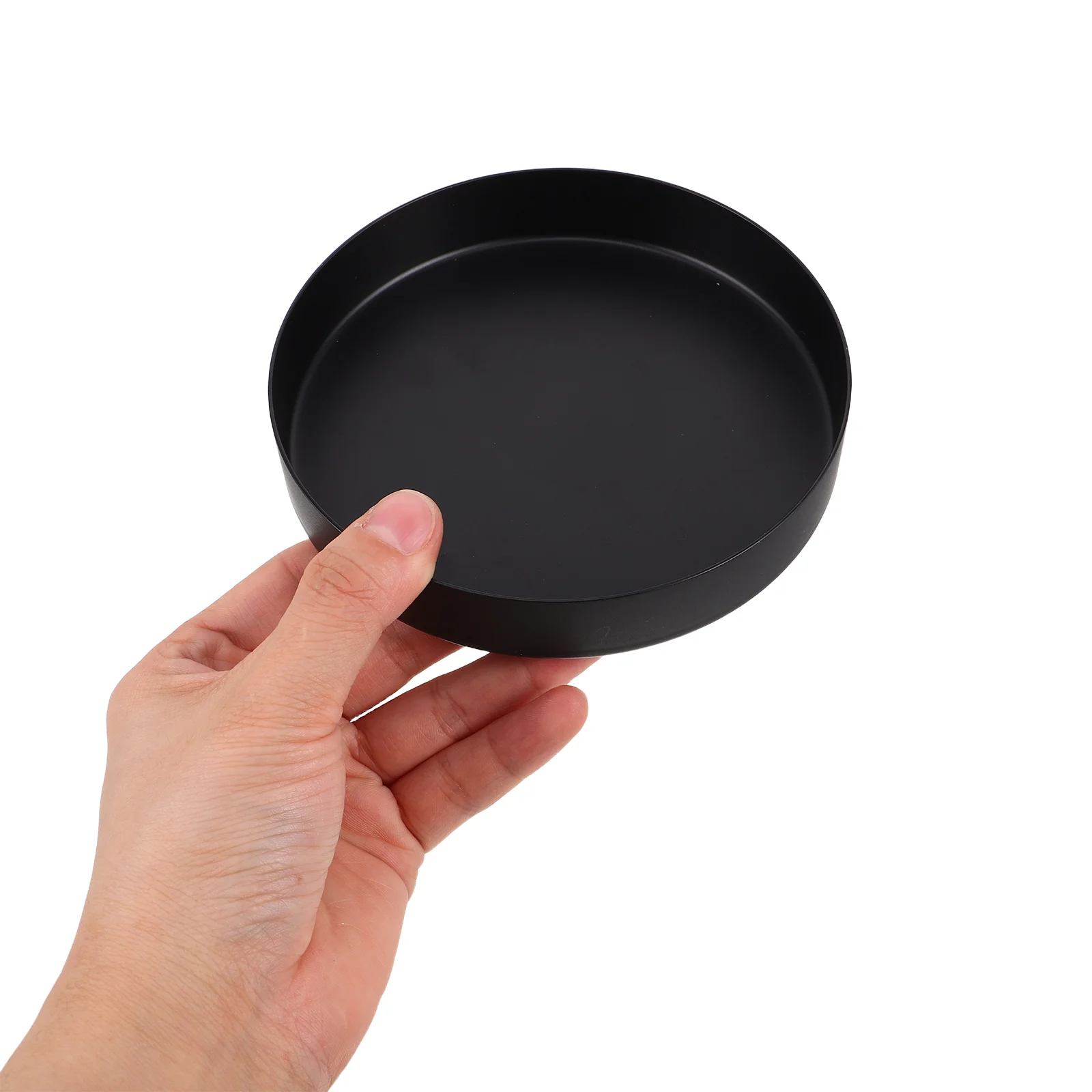 

Flower Pot Tray Large Capacity Metal Saucer for Plants Drainage Water Collector Drip Trays Garden Indoor Use Planter