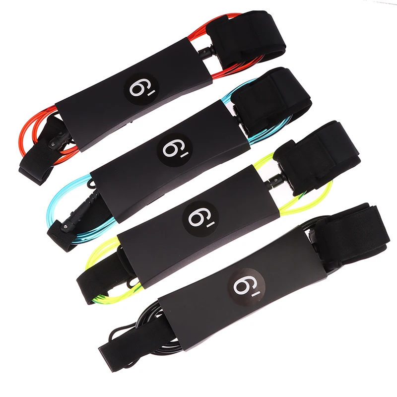 

(Лето6) 1 шт. поводок для серфинга, 6 футов, веревка для ног для серфинга, поводок для доски для серфинга, поводок из ТПУ из нержавеющей стали, надувная доска для серфинга, веревка для ног