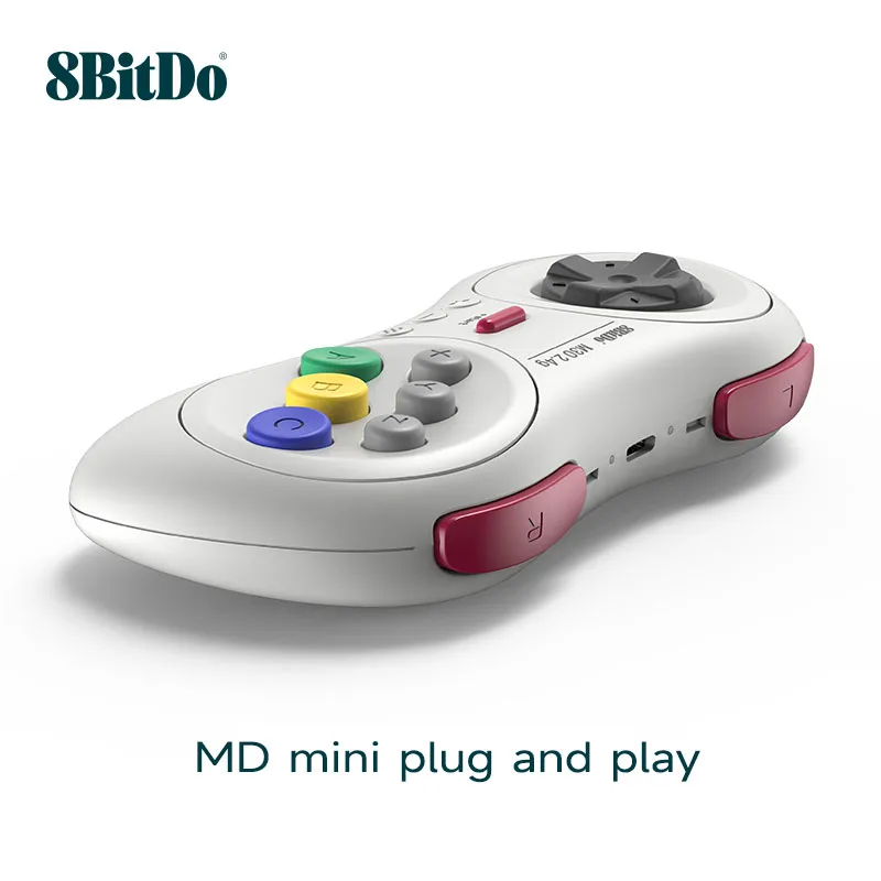 8Bitdo M30 2.4G Wireless Gamepad Game Controller for Original Sega Genesis/Sega Mega Drive - Sega Genesis Gaming Accessories