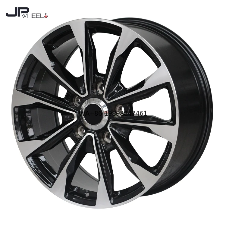 

High Quality Aluminum Passenger Car Wheels Low Pressure Cast 20/21 Inch 5x150 40mm ET Mesh Design Black Finish for SU1012