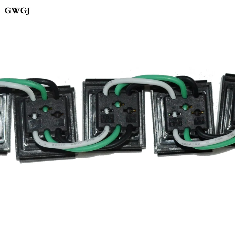 PDU kabine güç soketi 8-bit abd standart 16A çift-kesme anahtarı alüminyum alaşımlı 1U 19-inch soket terminal bloğu