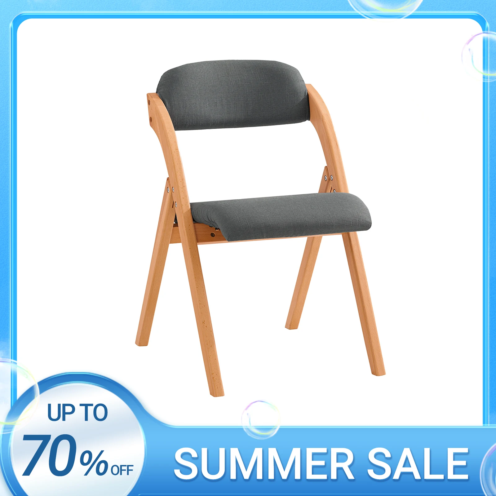 SoBuy FST92 sillas plegables sillas de cocina con asiento tapizado y respaldo grupo de asientos Sillas para invitados