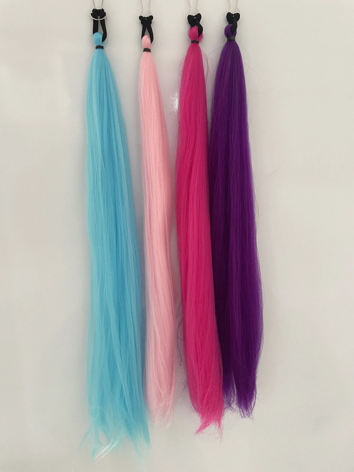 Accessori per donna Coda di cavallo Coda di cavallo dritta sintetica con elastico per capelli Treccia colorata Estensioni dei capelli coda di cavallo Capelli