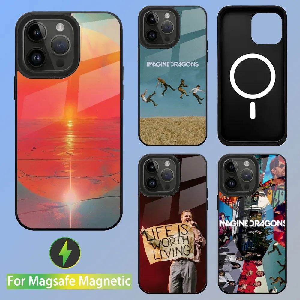 

Loom Imagine Dragons Phone Case For iPhone 15,14,13,12,11,Plus,Pro,Max Mini Magsafe Magnetic Wireless Charging