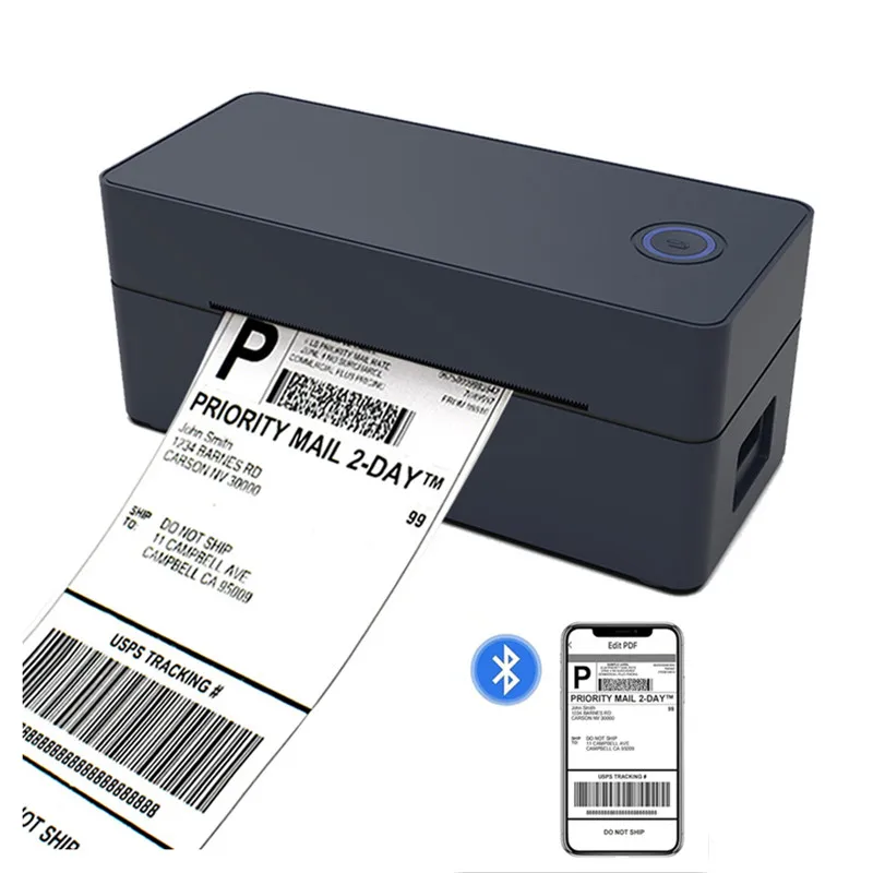 

Беспроводной Bluetooth-термопринтер этикеток 4x6 поддерживает Android, iPhone, Windows, macOS широко используется на Amazon, Shopify, Ebay, Etsy