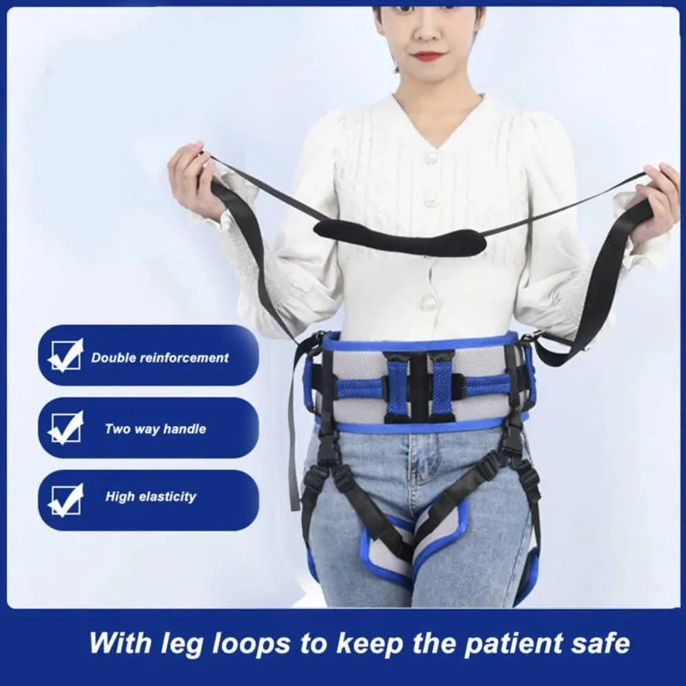 Standing Aid Strap Moving Waist Strap Medical Patient Transfer Sling Lift Sling Soft Walk Aid Elder Sling Transfer Nursing Belts