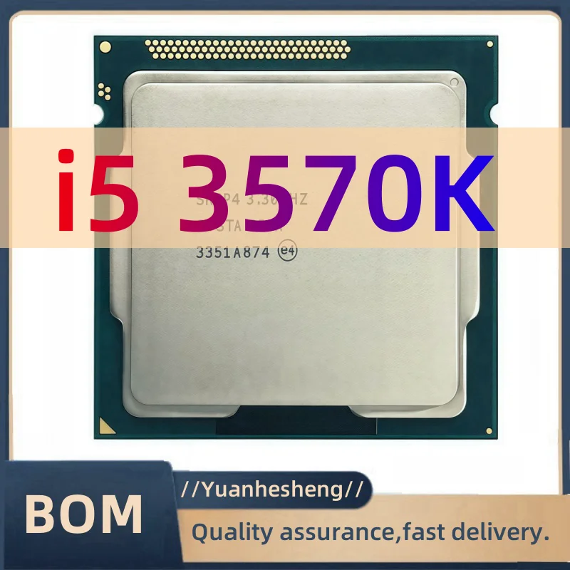 i5 3570K 3.4GHz 4-Core 4-Thread CPU Processor 77W LGA 1155