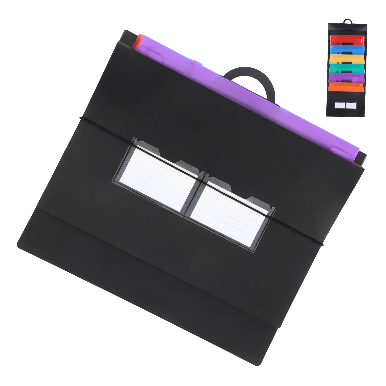 

Портативный органайзер для файлов «Радужный аккордеон», 6 карманов, настенный подвесной размер буквы, расширяемая пластиковая папка для файлов, офисное хранение