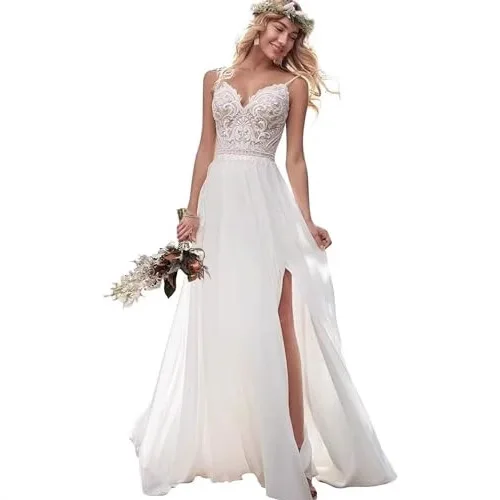 Sexy Lace Camisole Evening Dress New Wedding Backless Small Trailing