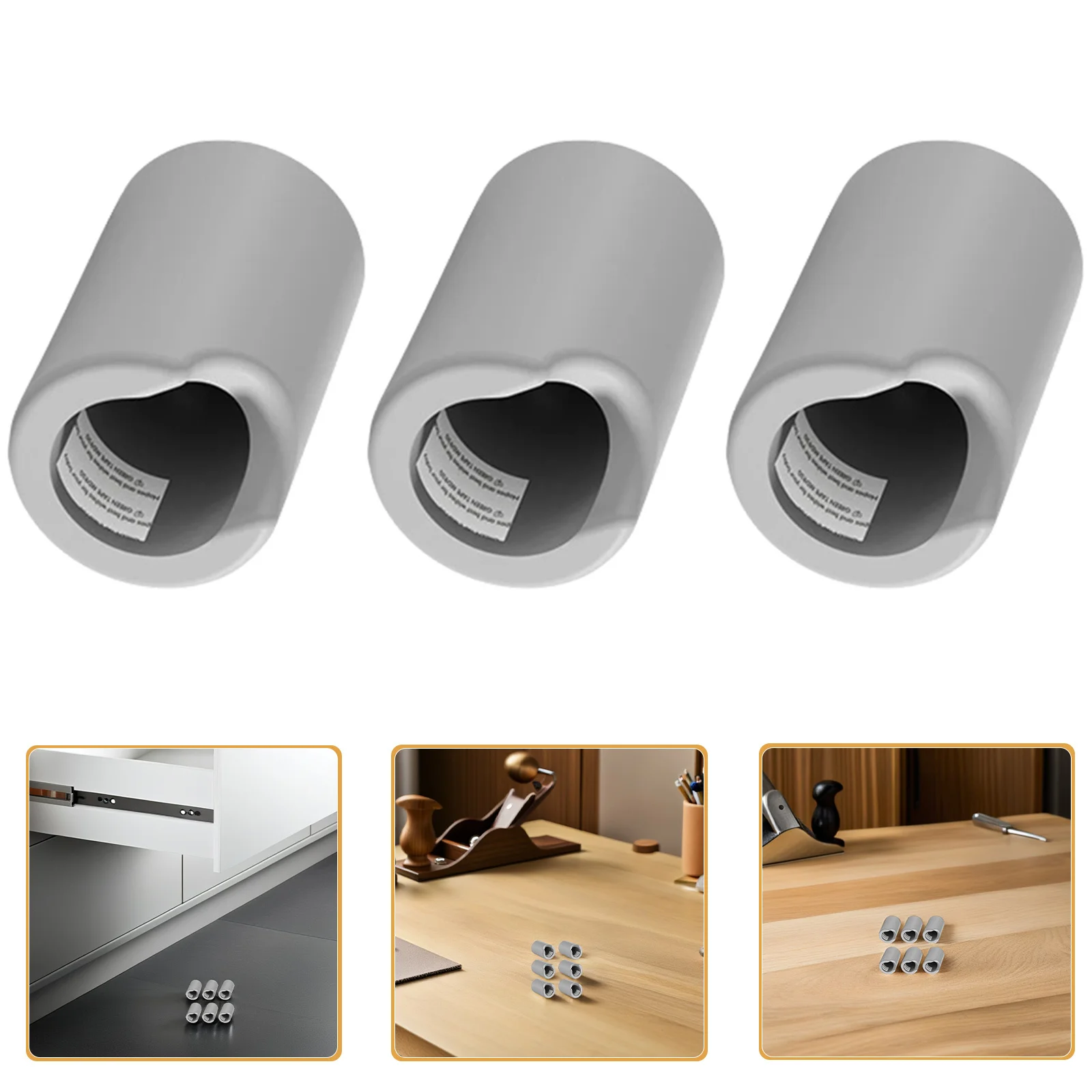 

6Pcs Durable Silicone Handle Protector Baby Proofing Corner Bumper Drawer Pull Door Guards Corner Protectors Door Pull Guards