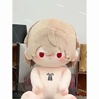 Anime Role Akechi Goro Attribute Soft Plush Stuffed Doll Body 40CM Dress Up Toys Sitting Posture Figures Pillow Xmas Gift