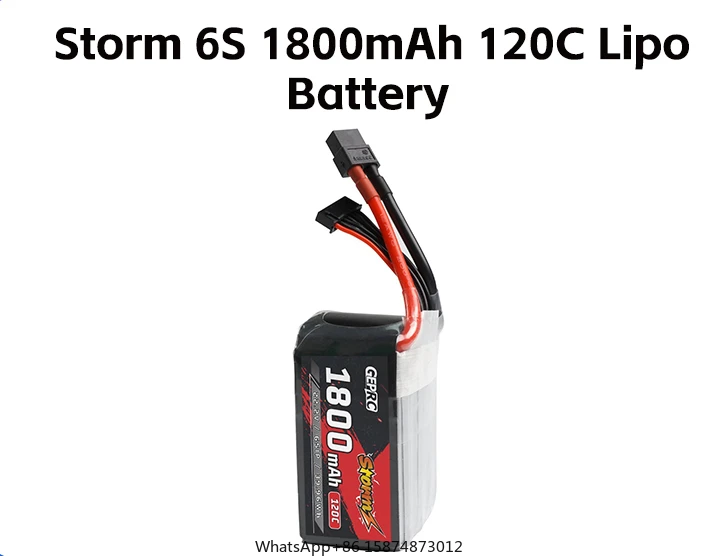 GEPRC Storm 6S 1800mAh 120C Lipo bat tery for Qu adc opters