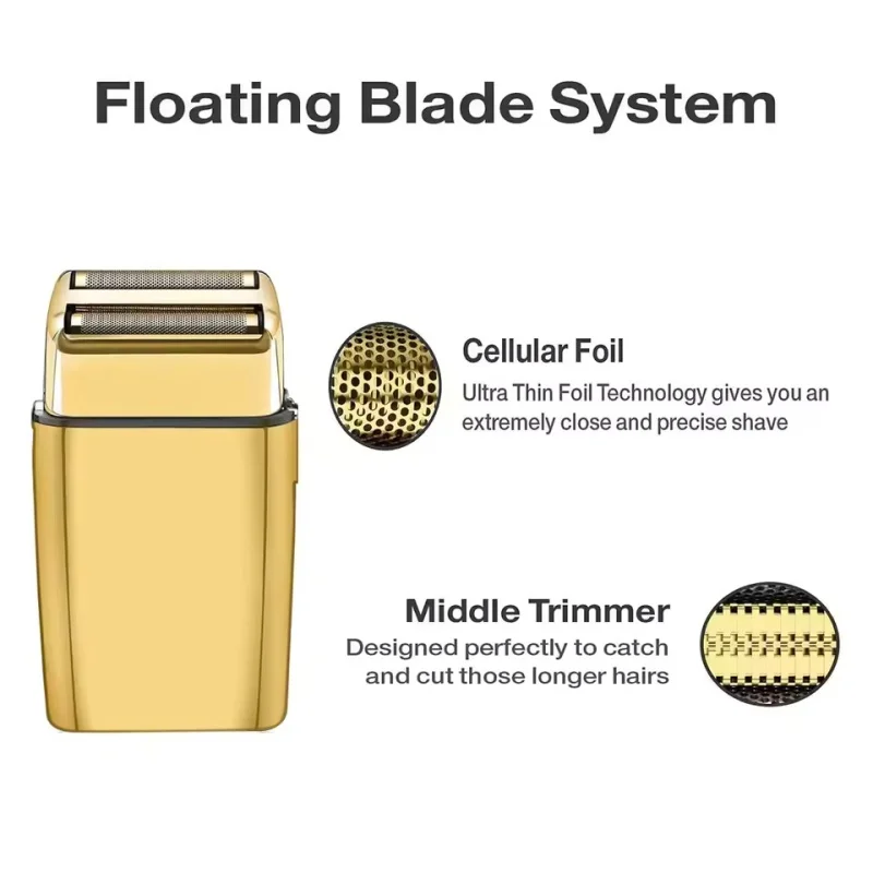2pack Professional Barber Shaver Double Replacement Foil Head Cover Cutter Blade Sets For Babyliss Cordless Foil Shaver FXFS2