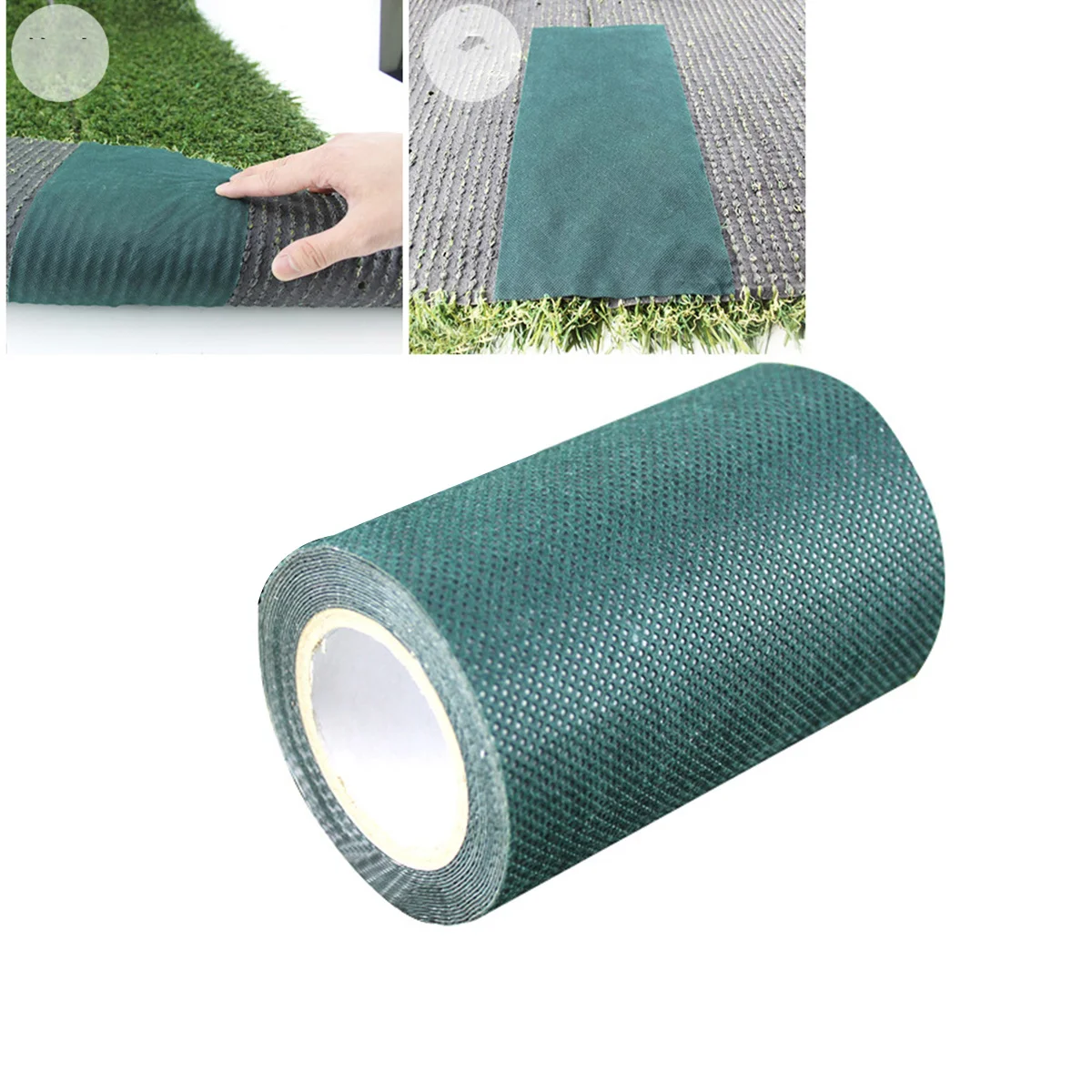 

Self Adhesive Turf Tape Single Sided Grass Joining Tape Hot Melt Pressure Sensitive for Synthetic Lawn Seaming Green