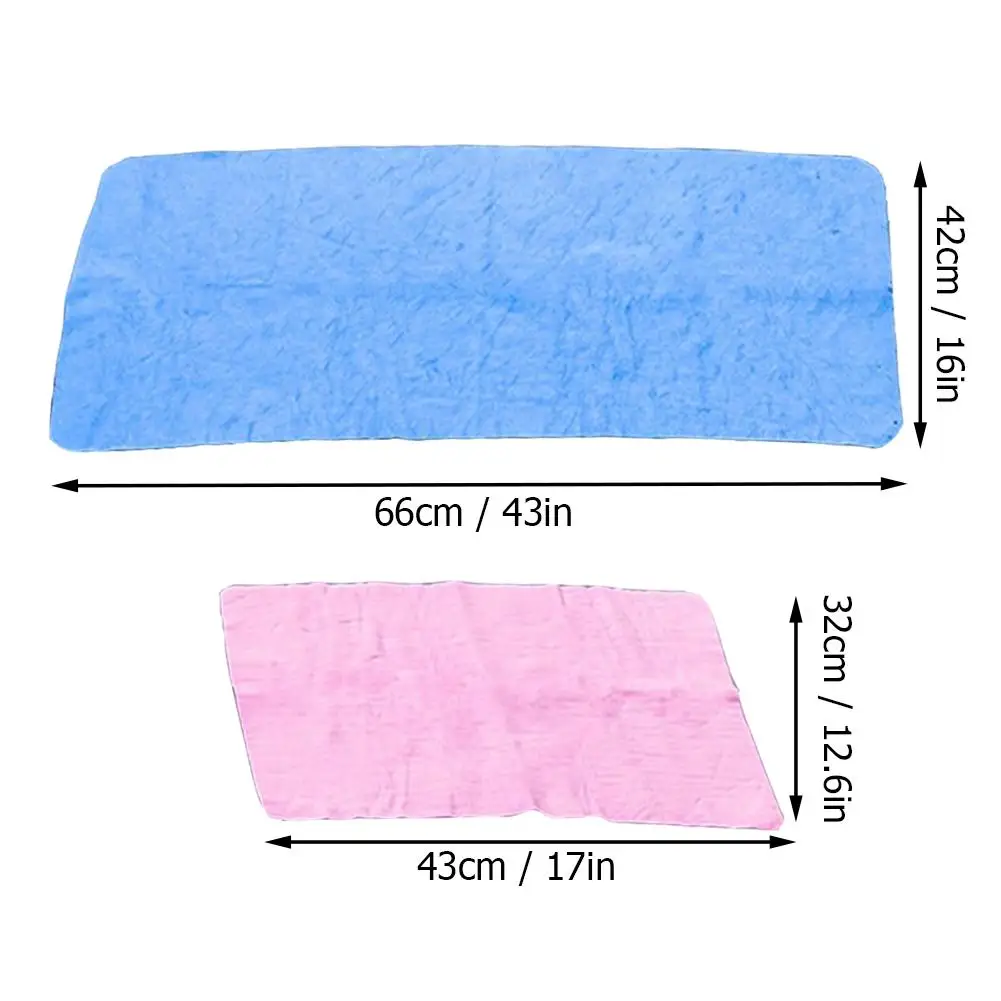 Pva Wash Car Towel Premium Quick-Dry Towel Ultra Absorbent Scratch-Free Reusable For Auto Maintenance Soft Deerskin Cloth Random view 6