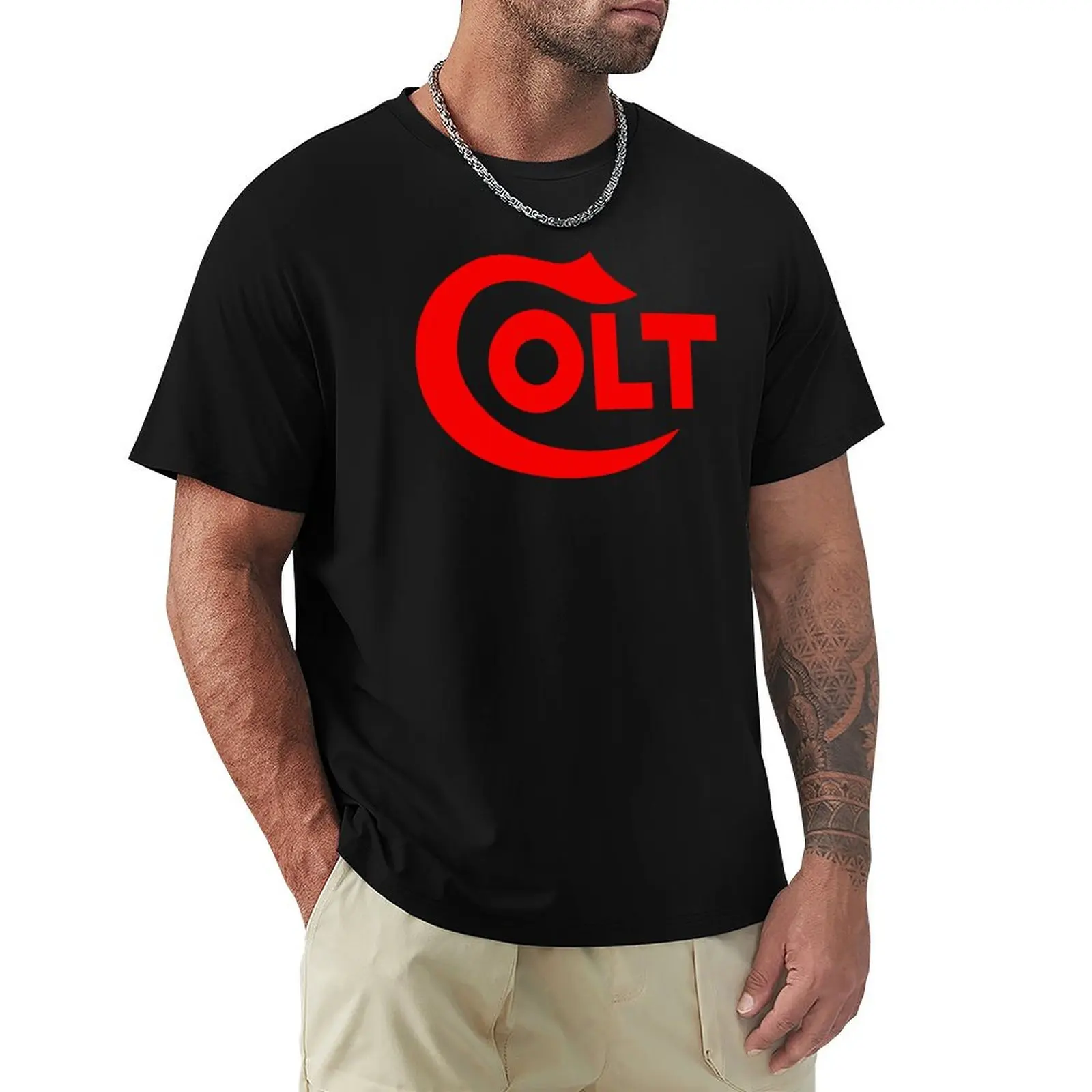 Colt Logo T-Shirt Large Size Loose Casual Tee