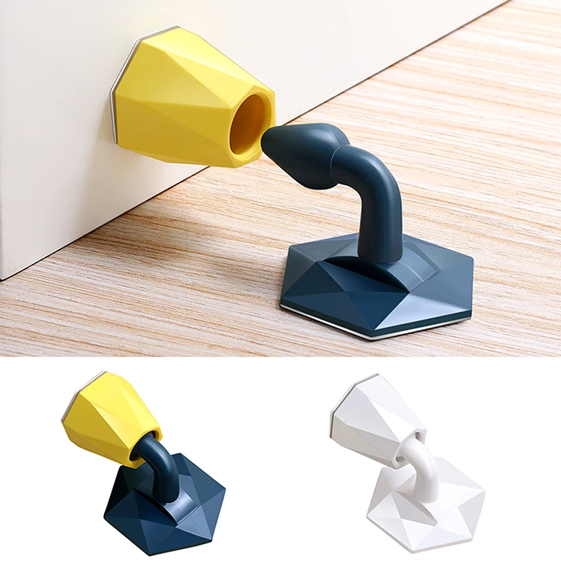 Non-punch Mute Door Stopper Silence Door Holder Door Sucked Cushion Wall Collision Avoidance Wall Protectors